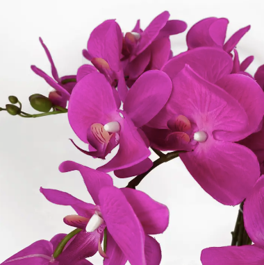 Artificial Deluxe Bush Orchid Pink 85cm Bush Orchid Lots