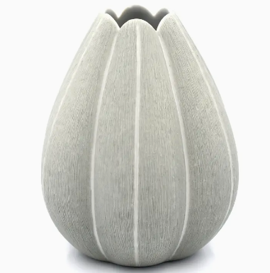 Champa S - Grey 17 Porcelain Bud Vase